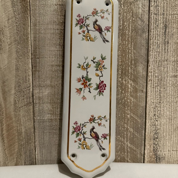 COPY - English Porcelain Door Push Plate - Picture 3 of 5